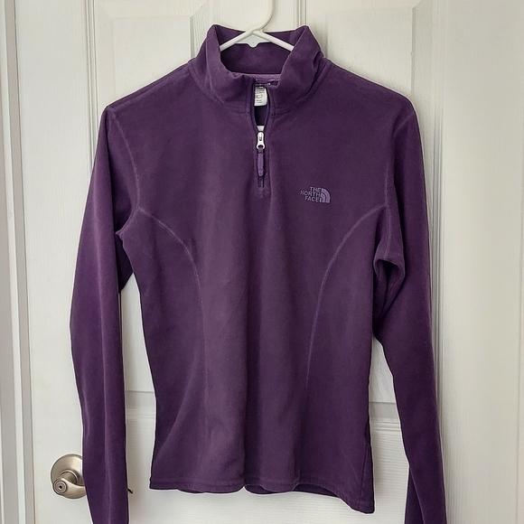 The North Face Tops - The North Face Womens Purple 1/4 Zip Fleece M
